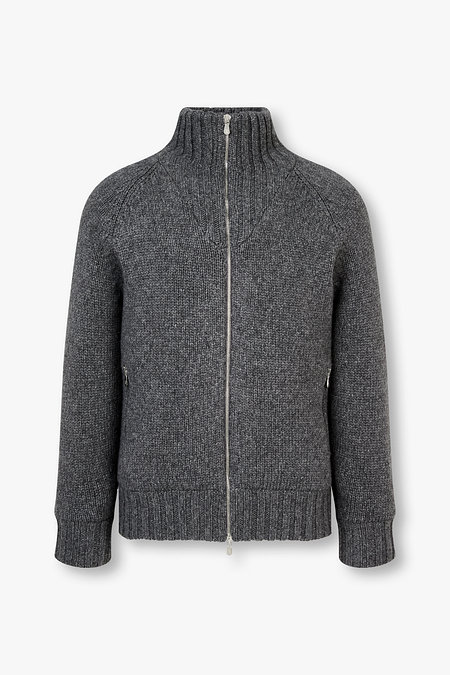 BRUNELLO CUCINELLI(브루넬로 쿠치넬리) 남성 캐시미어 니트 시어링 자켓 | 신세계V