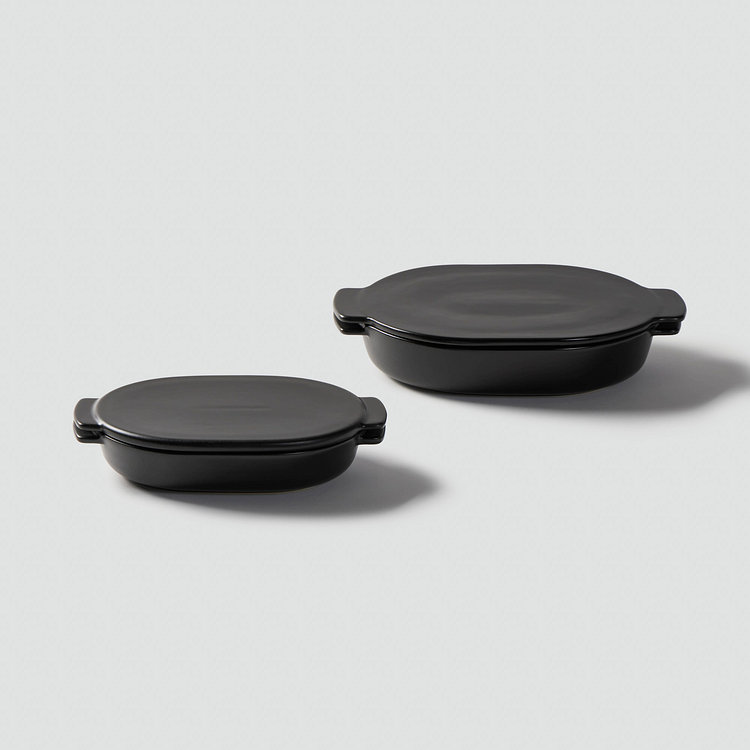 [이정현 Pick] 전자레인지용도자기용기+뚜껑세트 20x14cm