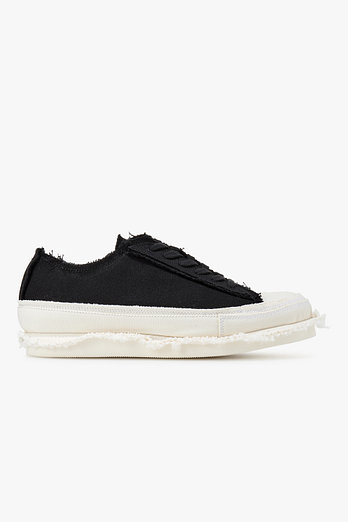 Yohji Yamamoto [HOMME] 캔버스 로우탑 레이스업 스니커즈 | 신세계V