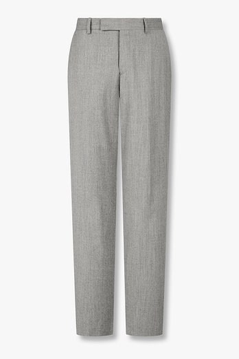 LARDINI 울 블렌드 프론트 플랫 팬츠 | 신세계V