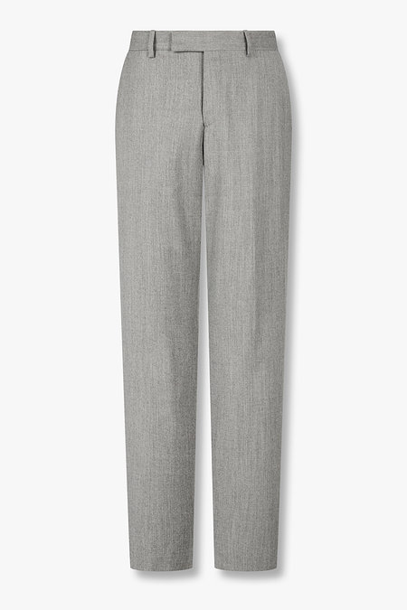 LARDINI 울 블렌드 프론트 플랫 팬츠 | 신세계V