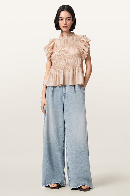 ALLSAINTS 올세인츠 헤이즈 플리츠 진 W073EE-2160 | 신세계V