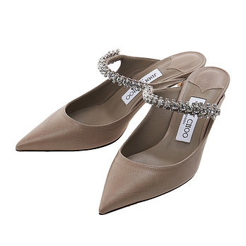 JIMMY CHOO [지미추] 여성 빙 65 뮬 BING 65 EBK TAUPE | 신세계V