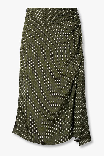 DRIES VAN NOTEN 사이드 셔링 디테일 스커트 | 신세계V