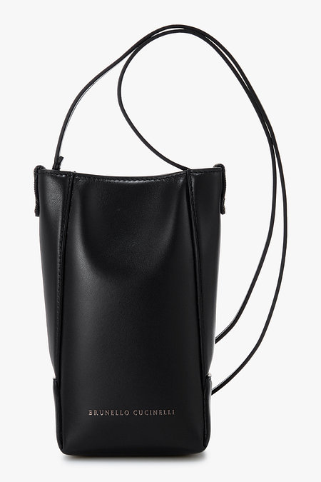 BRUNELLO CUCINELLI 여성 BC DUO 모닐리 레더 폰 홀더 | 신세계V