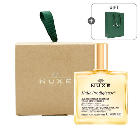NUXE 눅스 윌 프로디쥬스 멀티 드라이 오일 50ml 선물세트 + 쇼핑백 | 신세계V