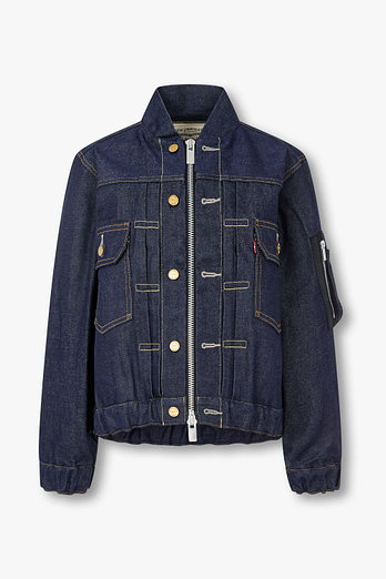 SACAI [LEVI`S] 여성 데님 블루종 | 신세계V