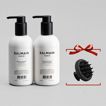 BALMAIN HAIR [단독] 발망헤어 모이스처라이징 케어 세트 300ml (+두피 마사져) | 신세계V