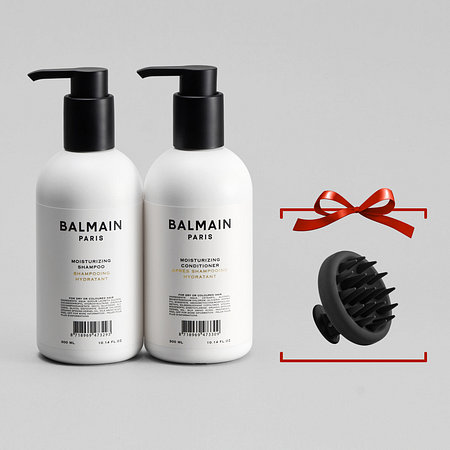 BALMAIN HAIR [단독] 발망헤어 모이스처라이징 케어 세트 300ml (+두피 마사져) | 신세계V