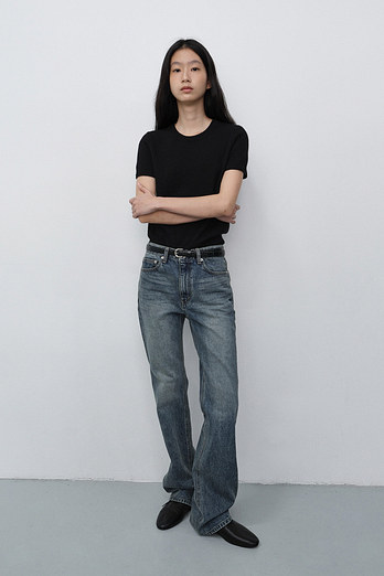 DUNST REFINED FLARED JEANS CLASSIC BLUE_UDPA6C206B2 | 신세계V