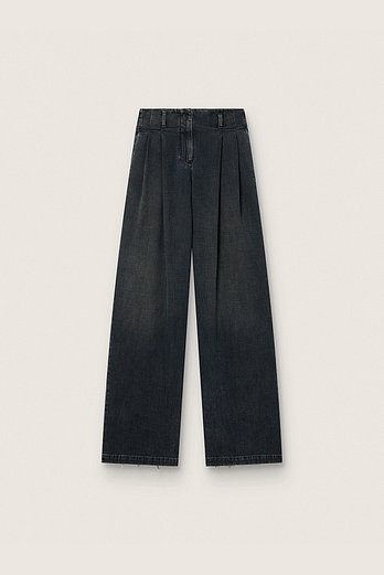 GOLDEN GOOSE KOREA [공식 스토어] 골든구스  여성 블루 데님 와이드 레그 진 GWP01203 P002654 50100 | 신세계V