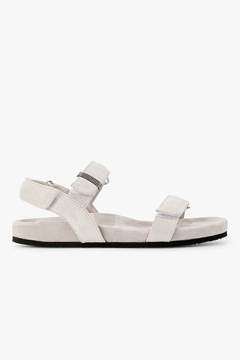 BRUNELLO CUCINELLI [키즈 여아] 모닐리 패치 스웨이드 샌들 | 신세계V