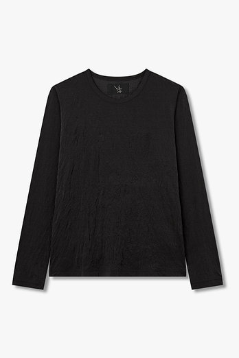 Yohji Yamamoto [Y's]크링클 롱 슬리브 탑 | 신세계V