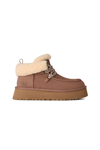 UGG [WOMEN] 양모 칼라 캐주얼 부츠 (펀카라 캐빈 커프) | 신세계V