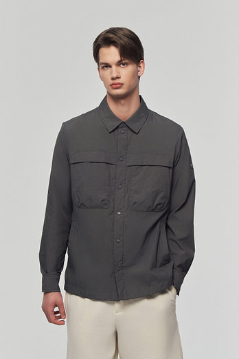 DUVETICA 손드리오(다크 차콜 그레이)(남성 우븐셔츠) | 신세계V