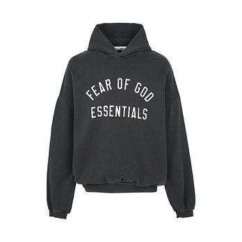 FEAR OF GOD [FEAR OF GOD] 피어오브갓 에센셜 남성 기모 후드티 192AS256571F VINTAGE BLACK | 신세계V