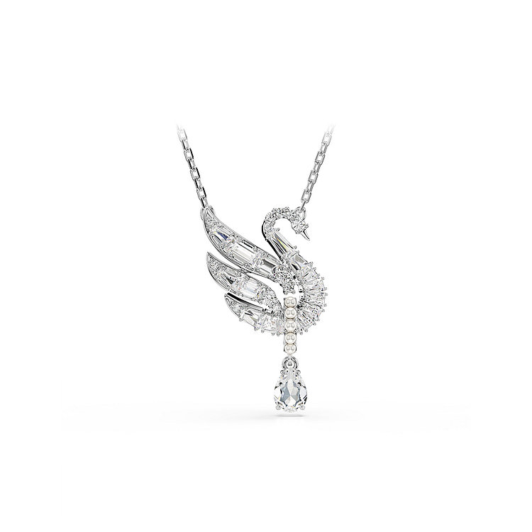 [스와로브스키/본사정품] Swan Vienna 로듐 목걸이 5723387