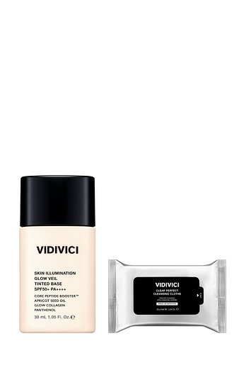 VIDIVICI [클렌징 클로스 증정] 스킨 일루미네이션 글로우 베일 틴티드 베이스 SPF 50+ PA++++ 30ml | 신세계V