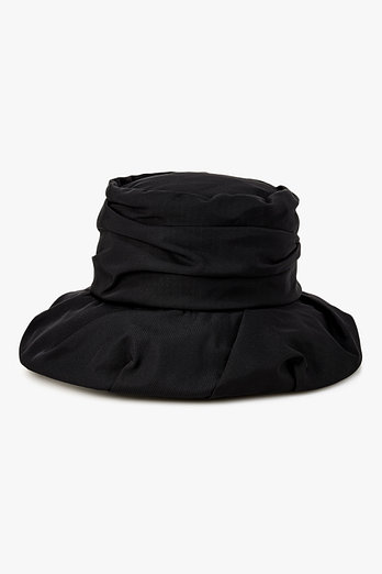 Yohji Yamamoto [Y's]볼륨 플리티드 카사블랑카 햇(블랙) | 신세계V
