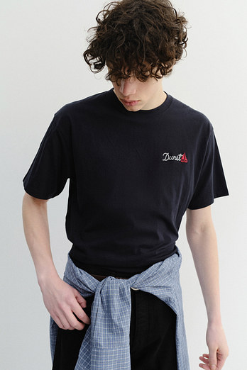 DUNST UNISEX MARINE LOGO T-SHIRT FRENCH NAVY_M_UDTS6B135N2 | 신세계V