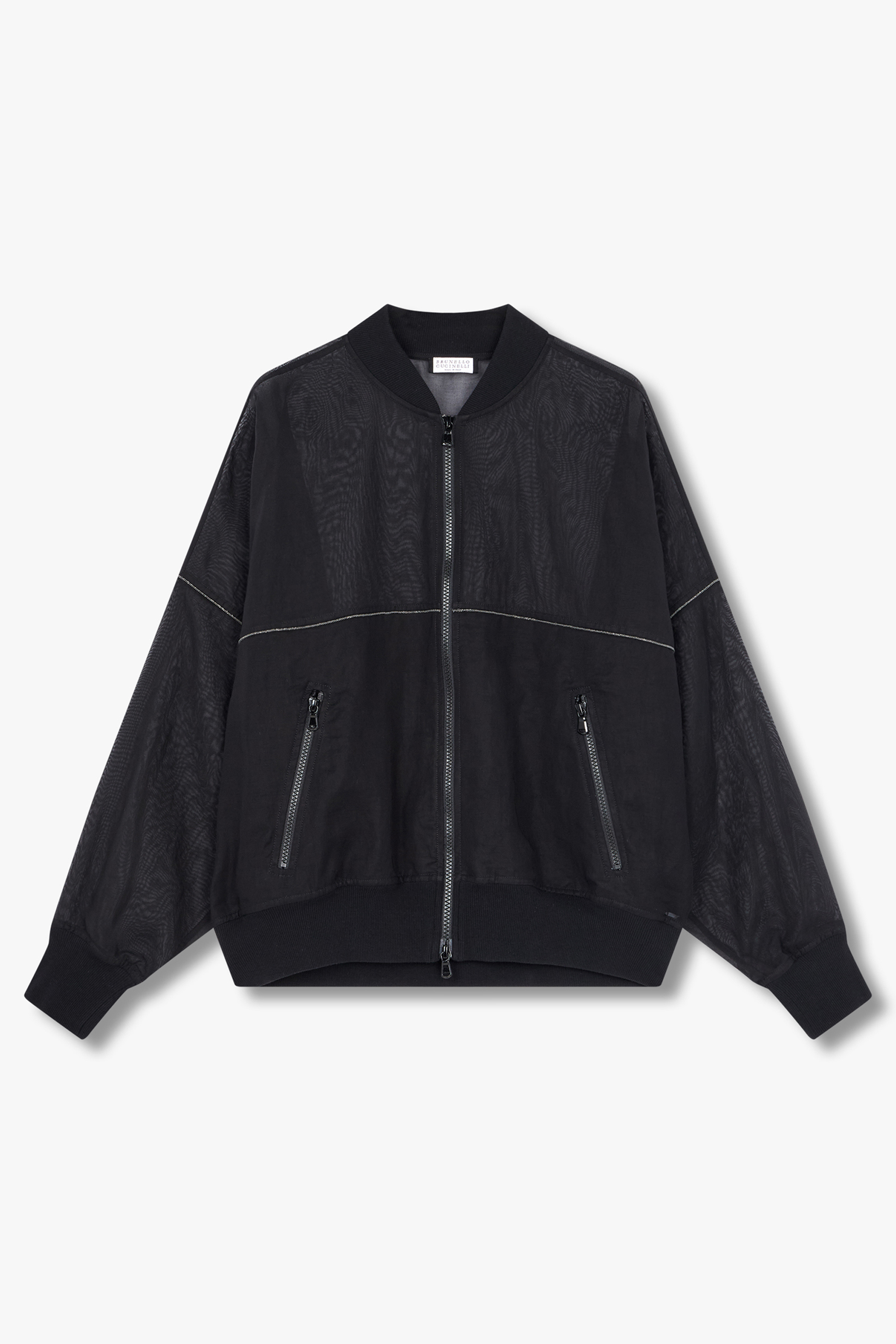 BRUNELLO CUCINELLI(브루넬로 쿠치넬리) 여성 모닐리 라인 코튼 봄버 자켓 | 신세계V