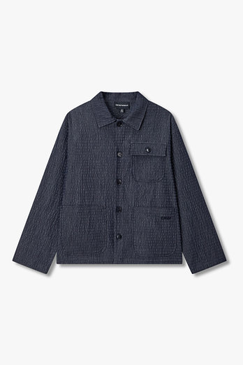 EMPORIO ARMANI JUNIOR [남아] 데님 이펙트 시어서커 자켓 | 신세계V