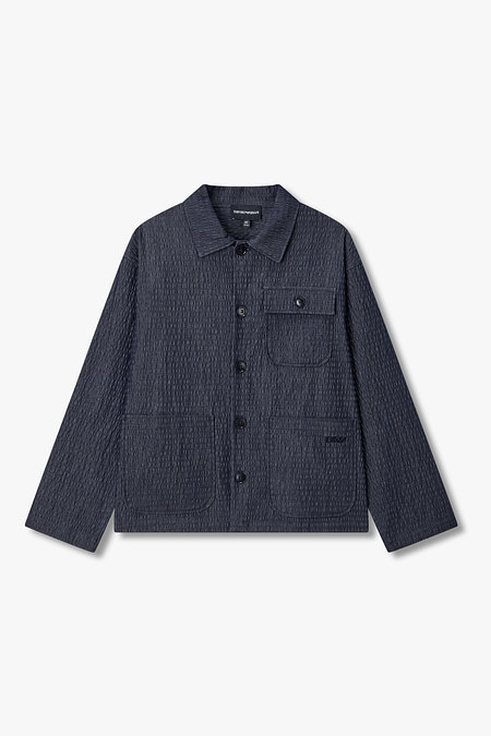 EMPORIO ARMANI JUNIOR [남아] 데님 이펙트 시어서커 자켓 | 신세계V