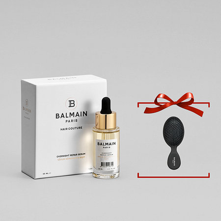 BALMAIN HAIR [단독] 발망헤어 오버나이트 리페어 세럼 30ml (+디탱글링 스파 브러쉬 미니) | 신세계V