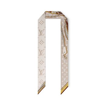 LOUIS VUITTON 루이비통 여성방도 실크100% 얼티밋 모노그램 방도 라이트 베이지 M77777 45150688 | 신세계V