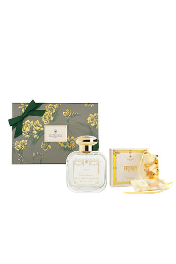 Santa Maria Novella [선물포장] 프리지아 오 드 코롱 50ml + 왁스 타블렛 세트 | 신세계V