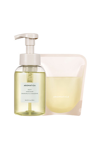 AROMATICA 제스티 핸드 솝 그레이프프룻 & 탠저린 본품+리필세트 | 신세계V