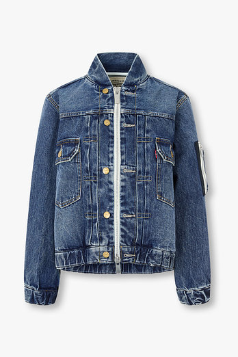 SACAI [LEVI`S] 여성 데님 블루종 | 신세계V