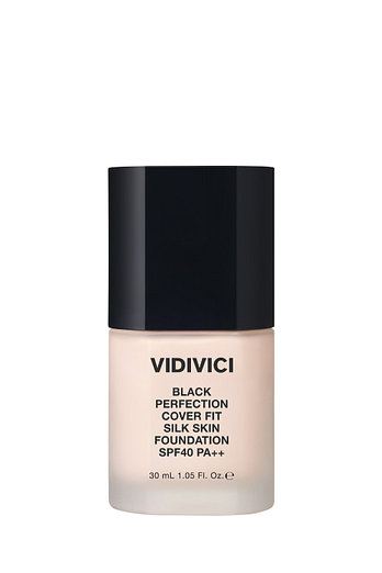 VIDIVICI 블랙 퍼펙션 커버 핏 실크 스킨 파운데이션 SPF40 PA++ (21NC 베이지) | 신세계V