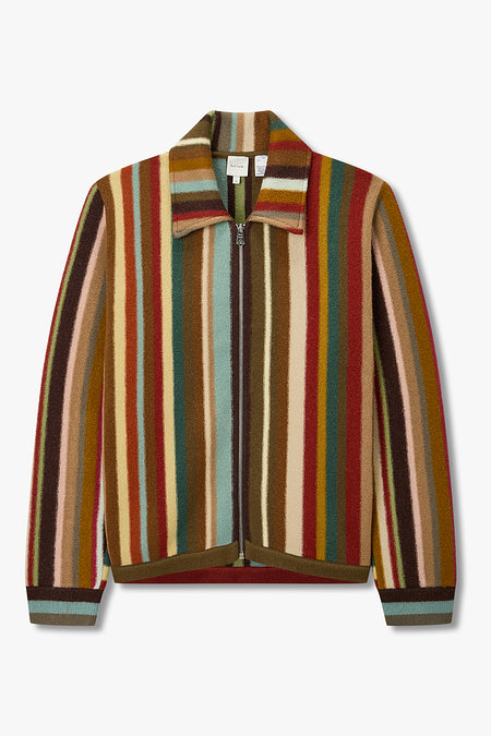 PAUL SMITH 스트라이프 집업 가디건 | 신세계V