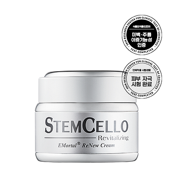 STEMCELLO [스템셀로] 리바이탈라이징 이모탈 리뉴 크림 [고영양 크림, 주름개선 임상완료] | 신세계V