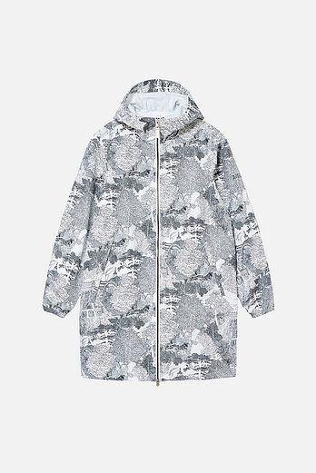 AIGLE Aigle x MNHN RAINPACK 90: UNISEX 패커블 워터프루프 롱자켓 AIW25UOUT003BPR | 신세계V