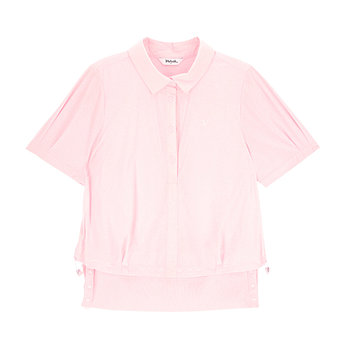 VOLVIK APPAREL 여성 골프 우븐 저지 믹스 그램  반팔 셔츠 VLTSP432_PK | 신세계V