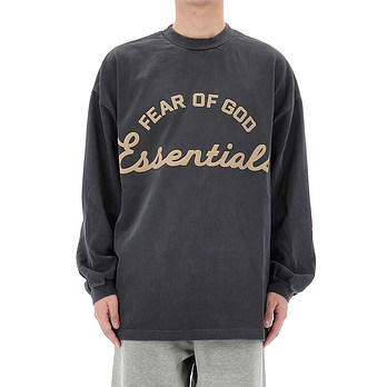 FEAR OF GOD [명품] 26SS 피어오브갓 에센셜 트레이닝 90's 롱 슬리브 125SP264101F FADEDIRONGREY 50640645 | 신세계V