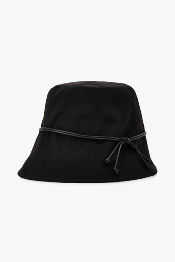 Yohji Yamamoto [Y's]더블 스트링 새틴 버킷햇 | 신세계V