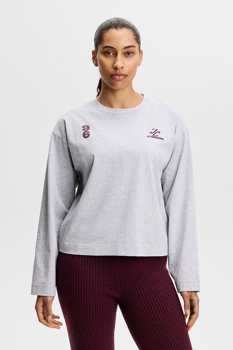 [Women Collection] 릴야 그래픽 롱 슬리브 티셔츠