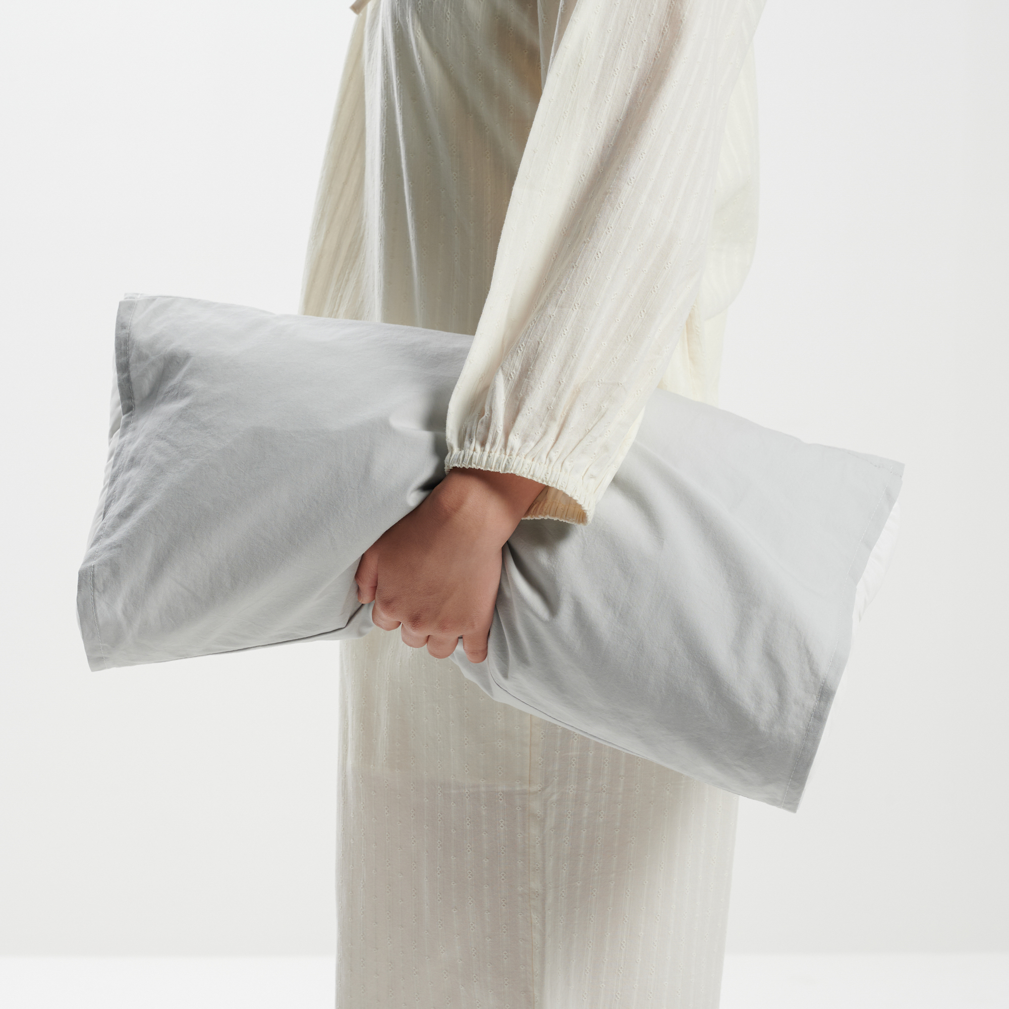 JAJU(자주) 높낮이를 조절하는 순면 비즈베개 50X25cm 그레이 | 신세계V