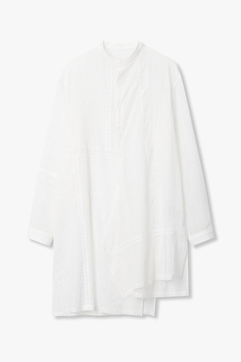 Yohji Yamamoto [Y's]코튼 레이스 패치워크 블라우스 | 신세계V