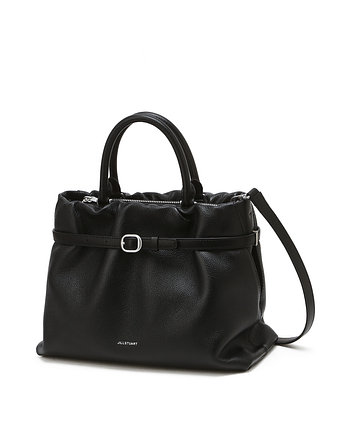 JILLSTUART NEW YORK WOMEN 질스튜어트 뉴욕 액세서리 [블리백] 블랙 셔링 벨트 포인트 엠보 소가죽 토트백  (JABA5E116BK) | 신세계V