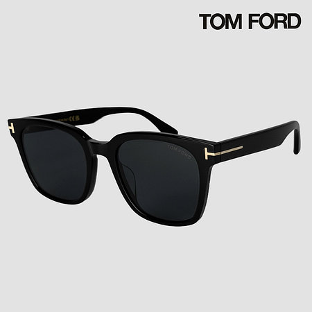 TOM FORD(톰포드) 톰포드 선글라스 TF1240K 01A 스퀘어 뿔테 오버사이즈 블랙 | 신세계V