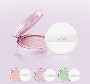 ATHE' 아떼 비건 릴리프 라이팅 톤업 선 쿠션 [리필] SPF50+PA++++ 택 1 | 신세계V