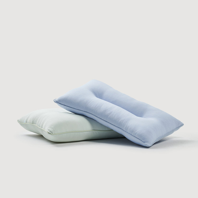 JAJU AIR 냉감 워셔블 경추 베개 50x30cm 블루