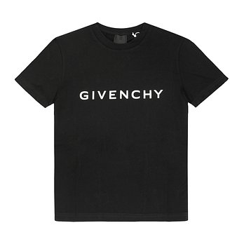 GIVENCHY 지방시 H30952 09B 아키타이프 로고 아동 반팔티 (성인착용가능) | 신세계V