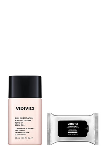 VIDIVICI [클렌징 클로스 증정] 스킨 일루미네이션 생크림 톤업 SPF30 PA++ 30ml | 신세계V