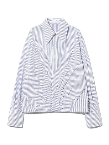 ADEKUVER [BIANCA SAUNDERS] 비앙카 손더스 블루 토마스 셔츠 476 | 신세계V