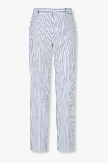 MAN ON THE BOON 스트라이프 시어서커 팬츠 | 신세계V